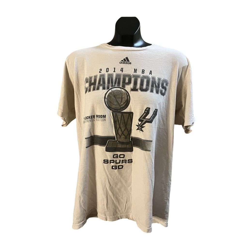 Adidas San Antonio Spurs 2014 NBA Champions Tee | Size L